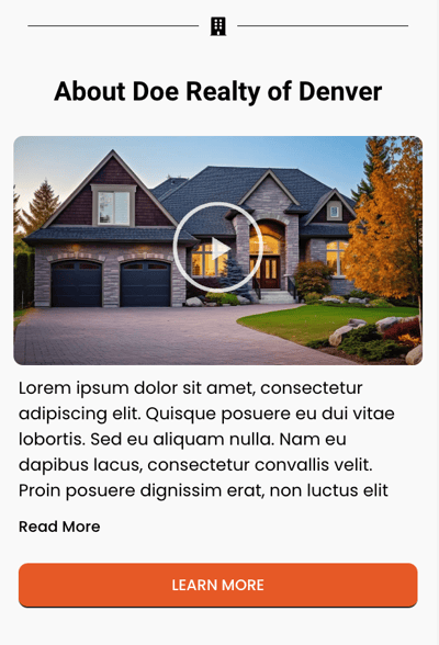 OneTapConnect demo microsite - about the company.